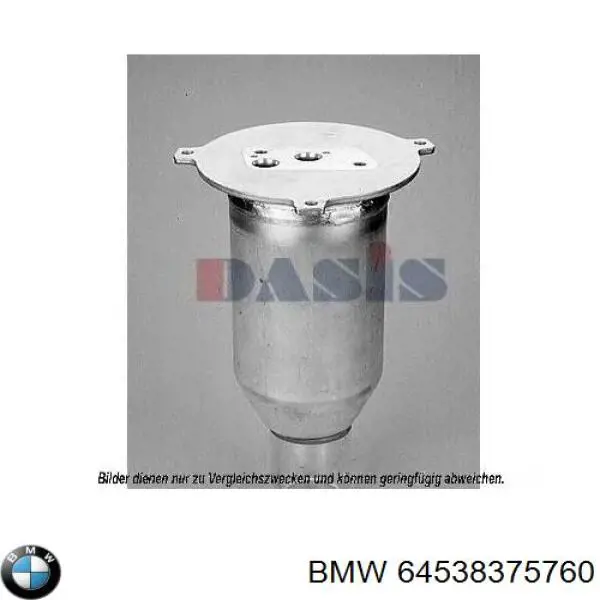 64538375760 BMW receptor-secador del aire acondicionado