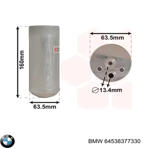 Filtro deshidratador 64538377330 BMW