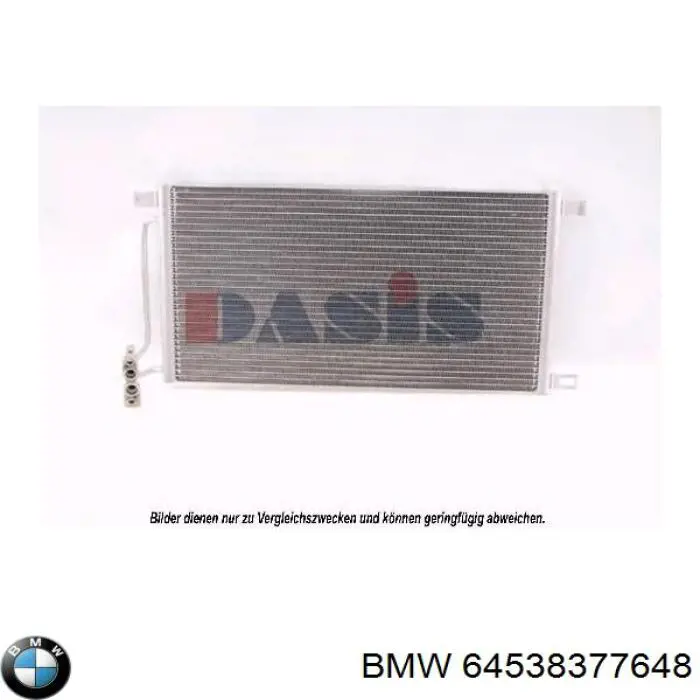 Comprar 64538377648 BMW Condensador de aire acondicionado