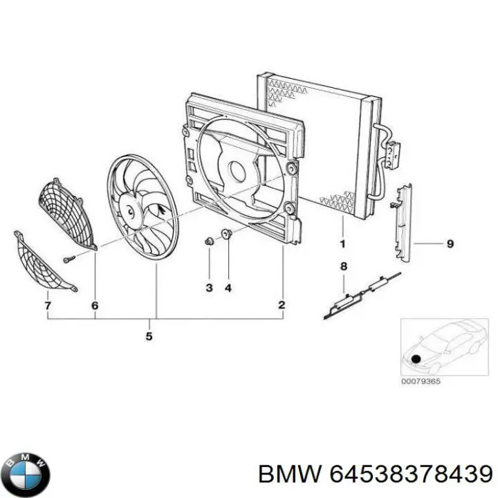 Aire acondicionado capacitor BMW 64538378439 precio, desde 94,40 EUR