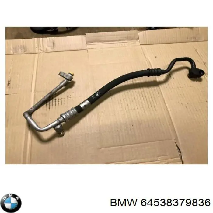 64538379836 BMW tubería de alta presión, aire acondicionado, de compresor aire acondicionado a condensador