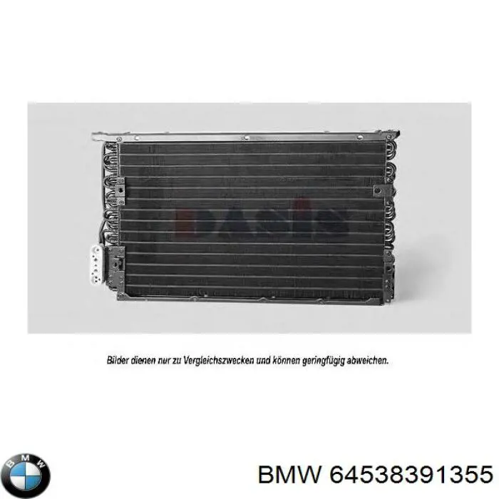 64538391355 BMW condensador aire acondicionado
