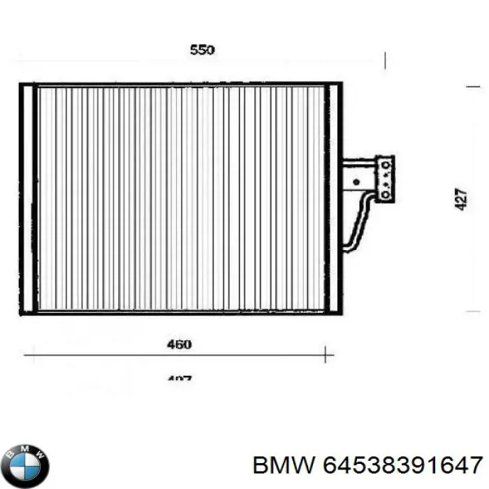 Aire acondicionado capacitor BMW 64538391647 precio, desde 64,39 EUR