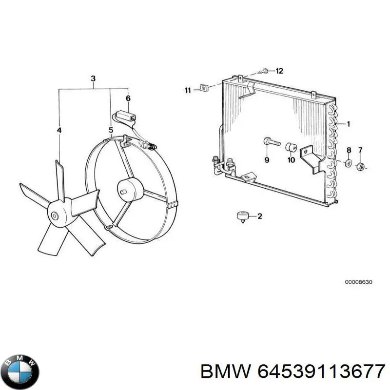 Aire acondicionado capacitor BMW 64539113677 precio, desde 81,31 EUR