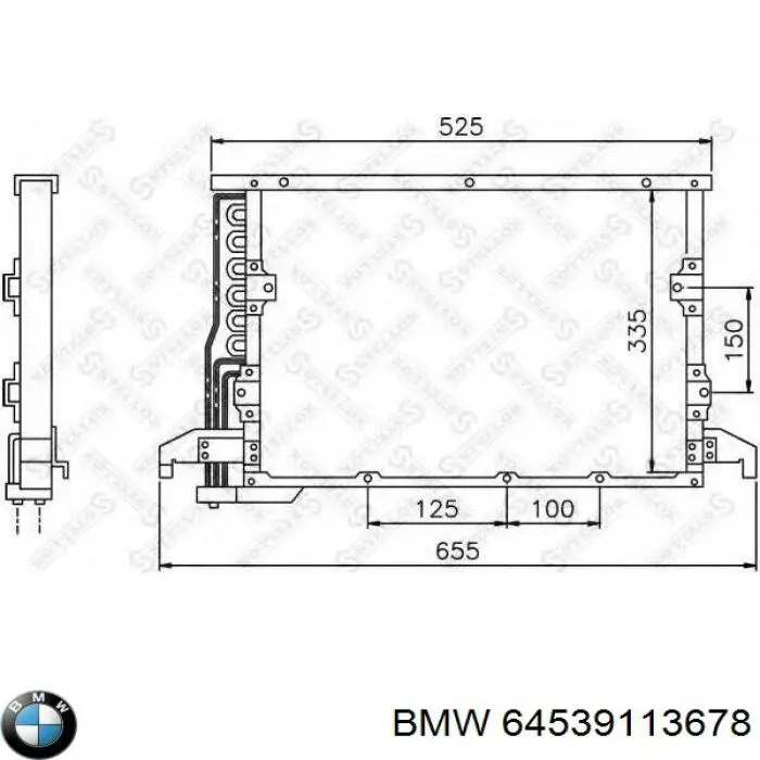 Aire acondicionado capacitor BMW 64539113678 precio, desde 93,96 EUR