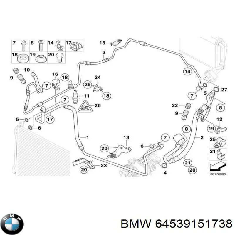 64536954927 BMW