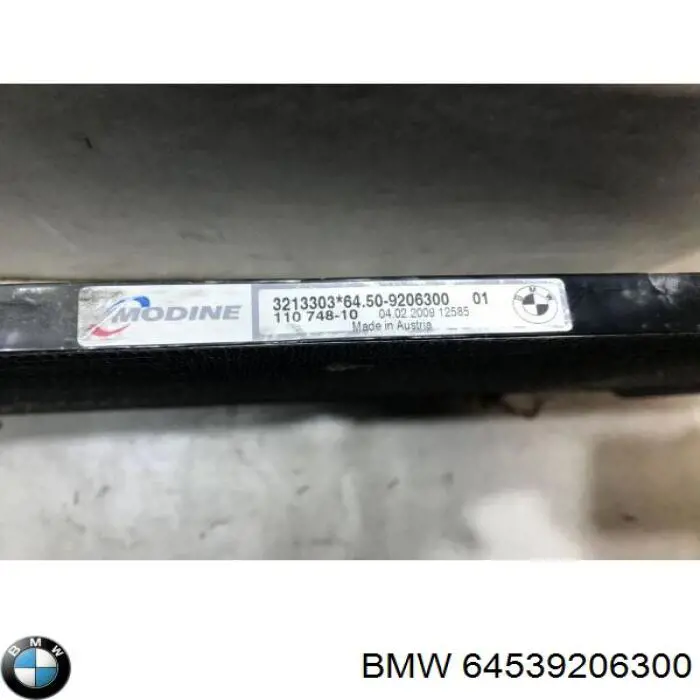 Comprar 64539206300 BMW Condensador de aire acondicionado