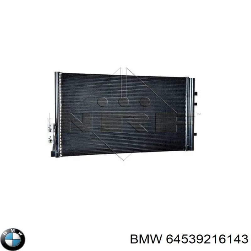 64539216143 BMW Radiador de aire acondicionado