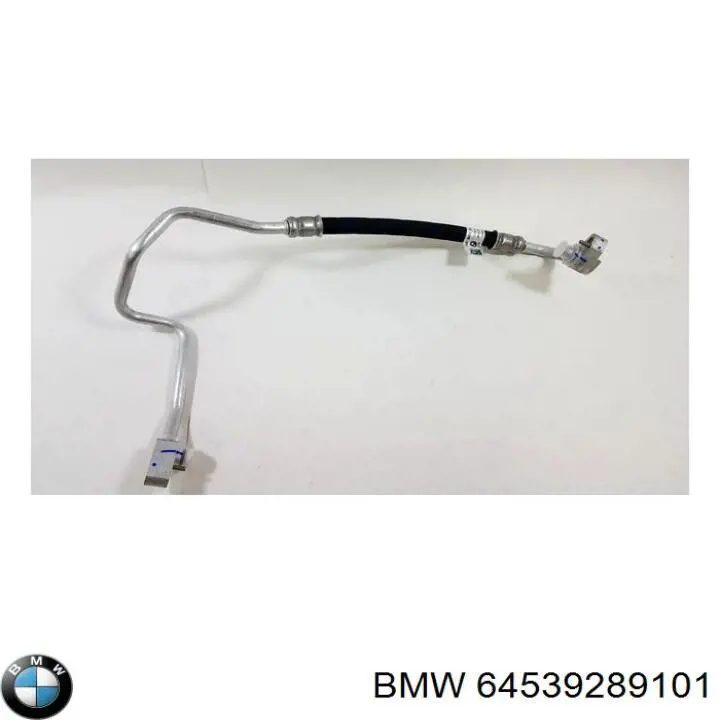 64539289101 BMW tubería de alta presión, aire acondicionado, de compresor aire acondicionado a condensador