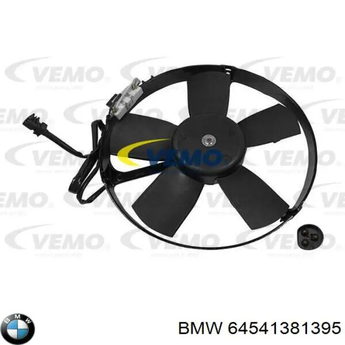 64541381395 BMW ventilador para radiador de aire acondicionado