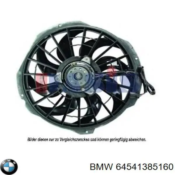 Difusor del radiador del aire acondicionado con ventilador y motor BMW 64541385160 precio, desde 191,25 EUR