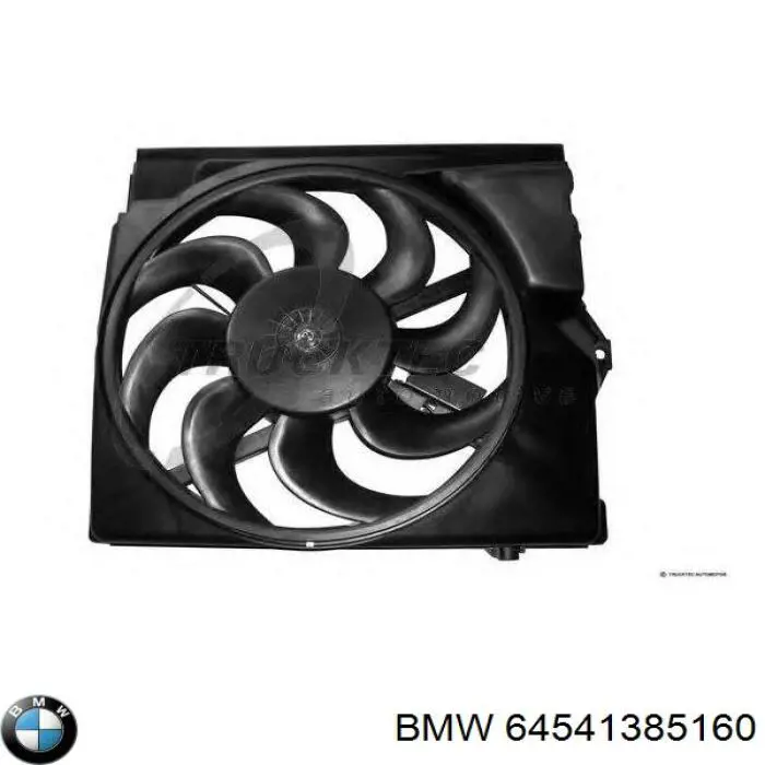 Comprar 64541385160 BMW Difusor del radiador del aire acondicionado con ventilador y motor