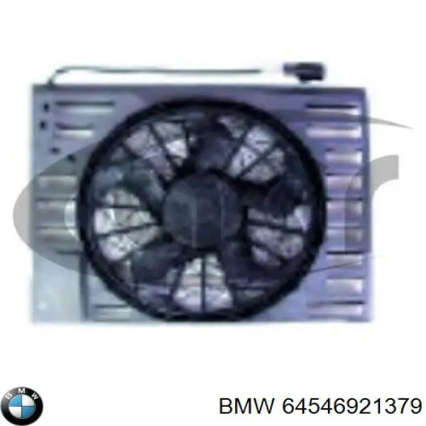 Ventilador (rodete +motor) aire acondicionado con electromotor completo para BMW 7 (E65, E66, E67)