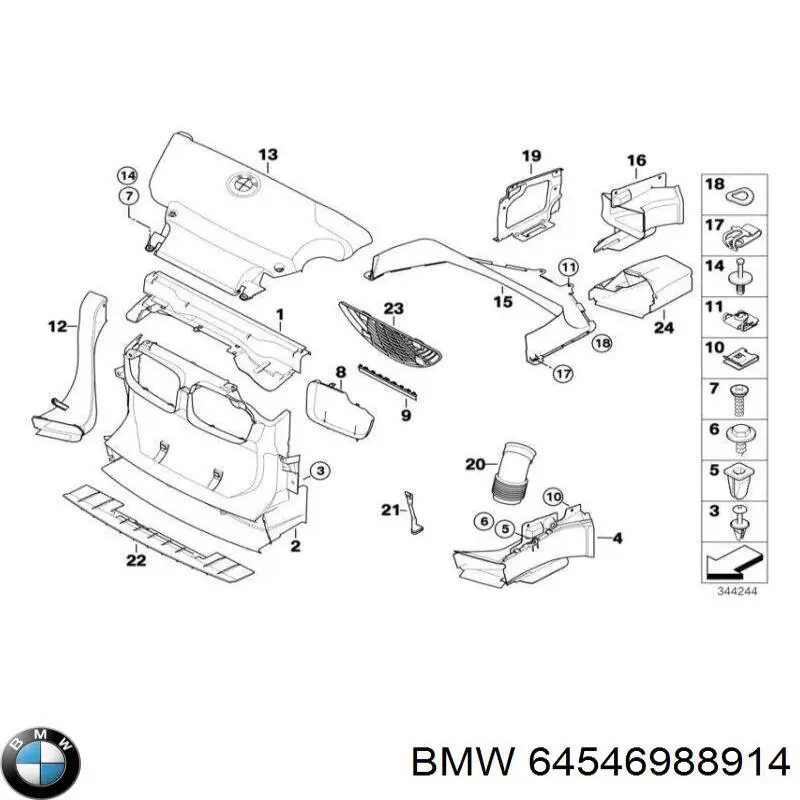 64542282488 BMW