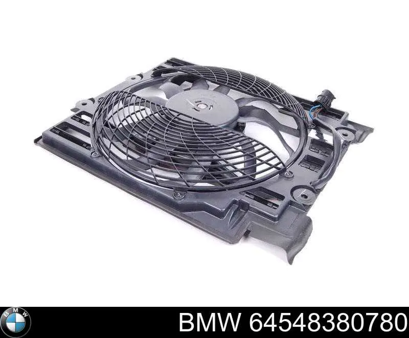 Comprar 64548380780 BMW Difusor del radiador del aire acondicionado con ventilador y motor