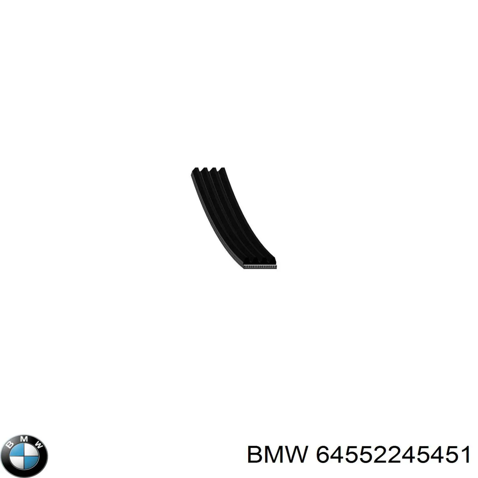 64552245451 BMW correa trapezoidal