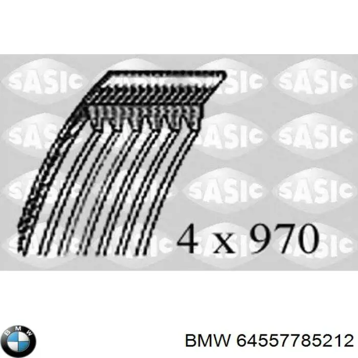Comprar 64557785212 BMW Correa trapezoidal