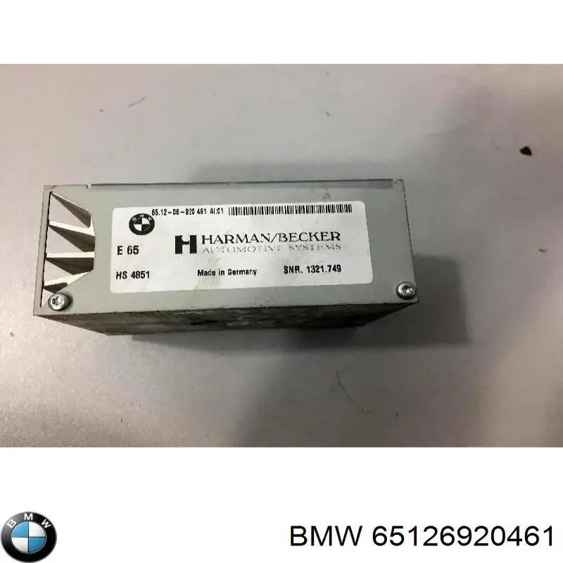 65126920461 BMW amplificador de sistema de audio