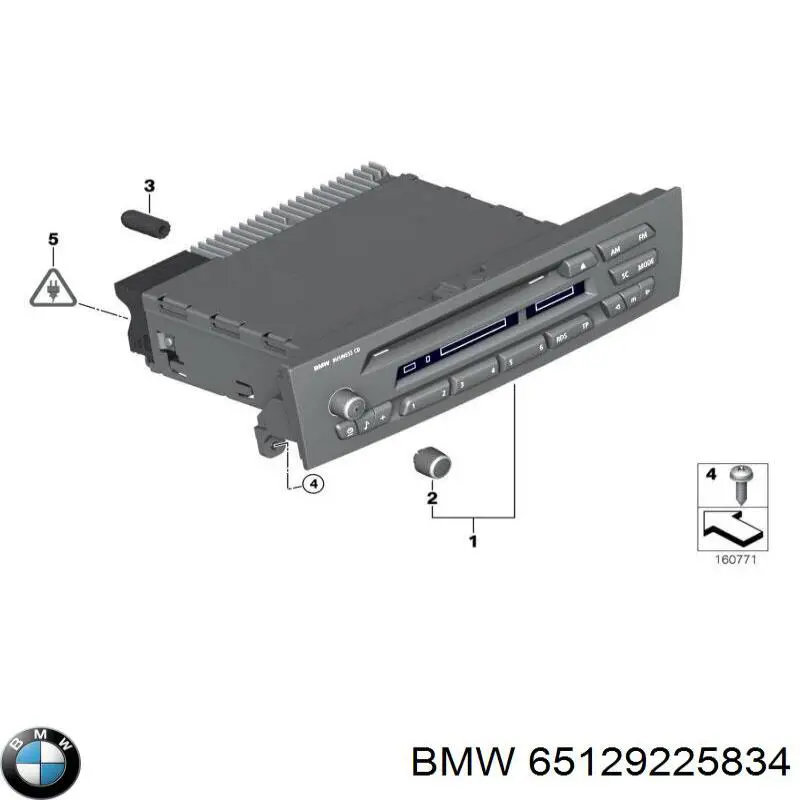 Radio (radio AM/FM) para BMW X1 (E84)