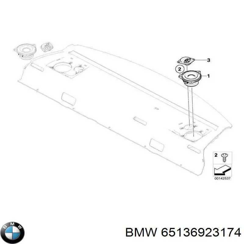 Altavoz de la puerta trasera BMW 65136923174 precio, desde 34,85 EUR