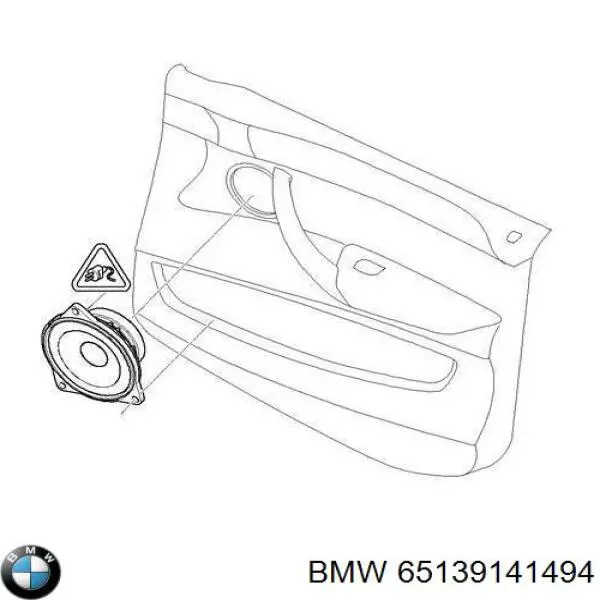 Altavoz de la puerta trasera BMW 65139141494 precio, desde 34,85 EUR