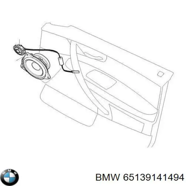 Comprar 65139141494 BMW Altavoz de la puerta trasera