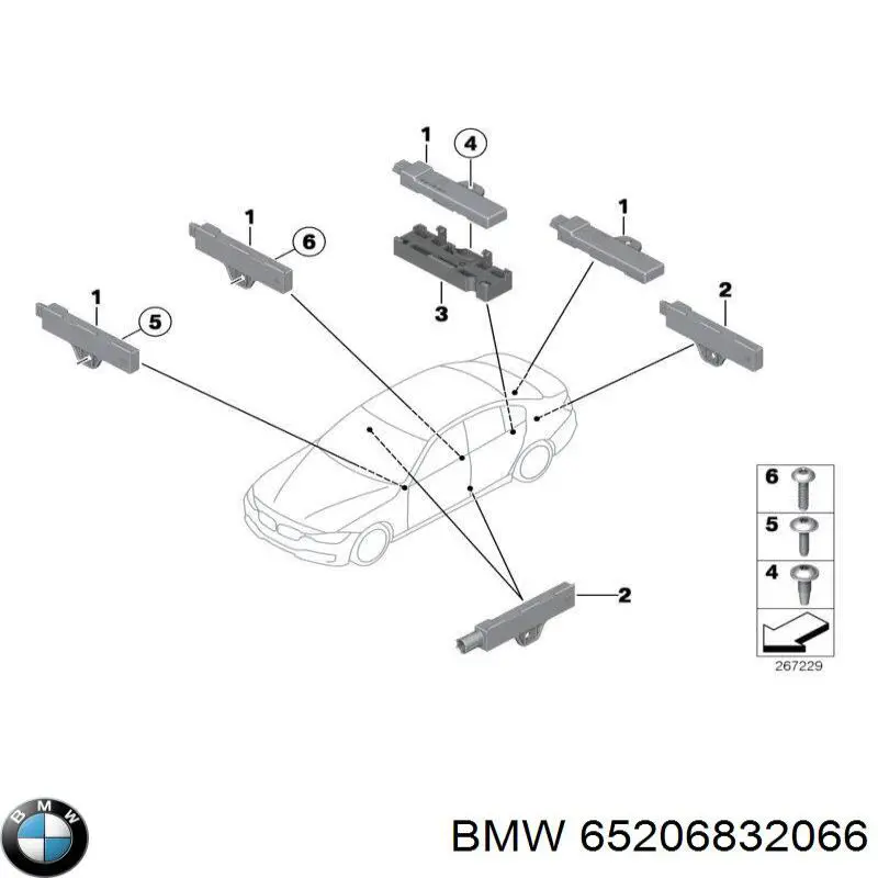 Antena BMW 6832066 precio, desde 75,50 EUR