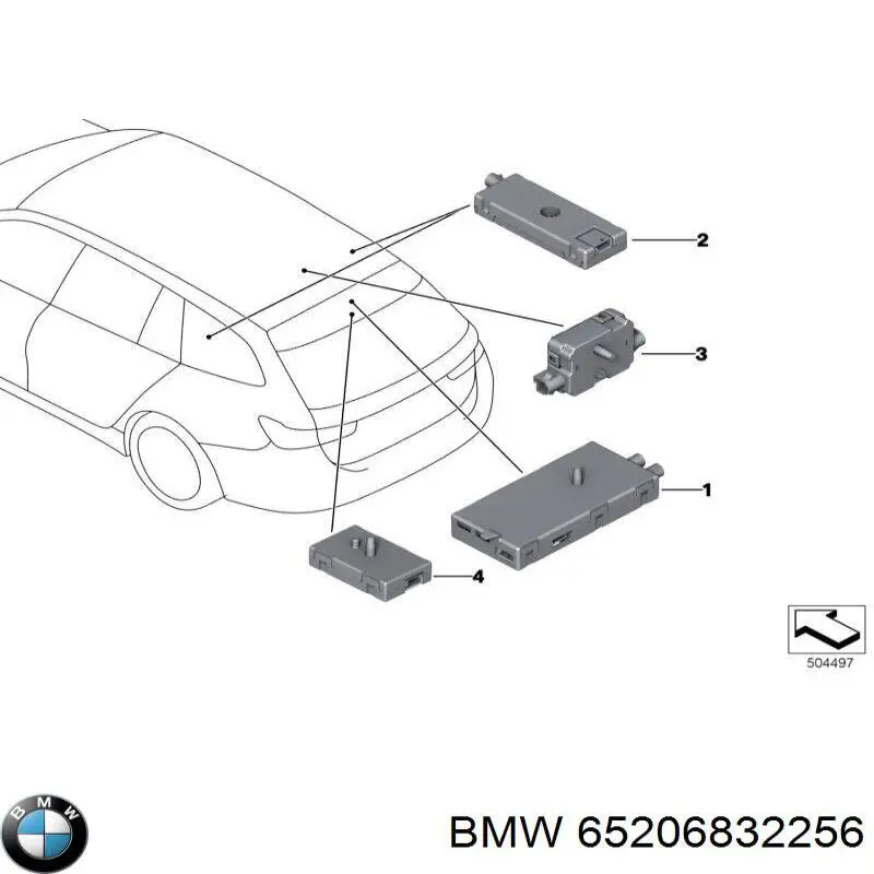  BMW 65206832256 precio, desde 58,08 EUR