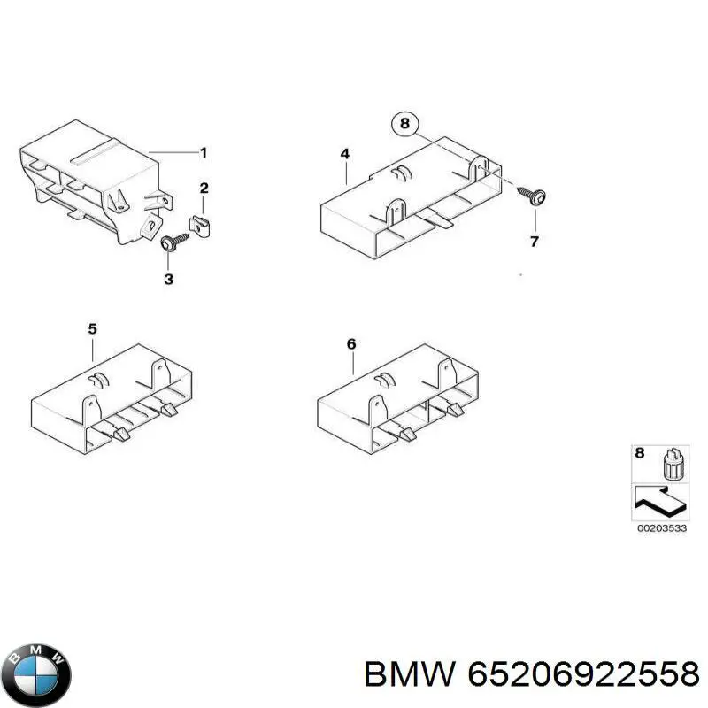  BMW 65206922558 precio, desde 1,91 EUR