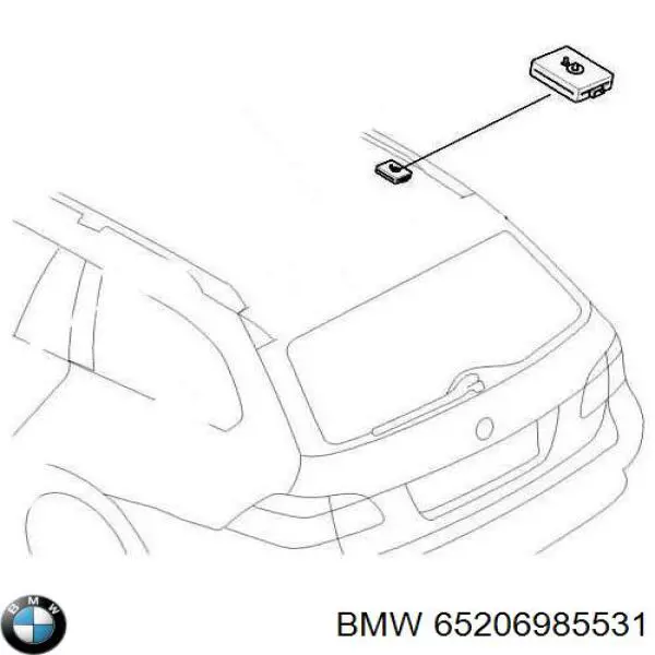 65206985531 BMW Amplificador de señal de antena