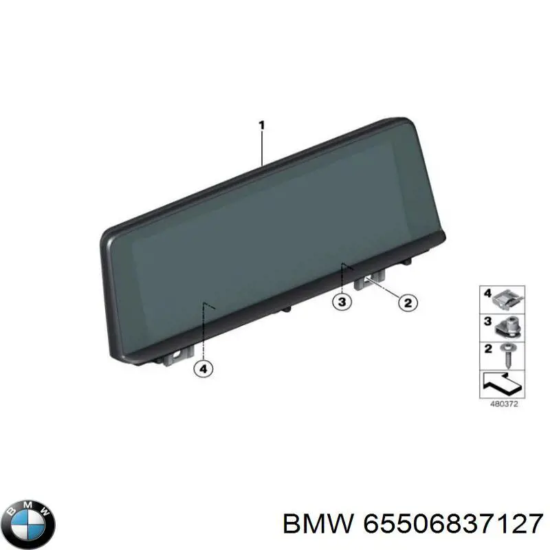 Pantalla multifunción BMW 65506837127 precio, desde 364,45 EUR