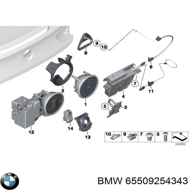 65509187604 BMW módulo de vídeo