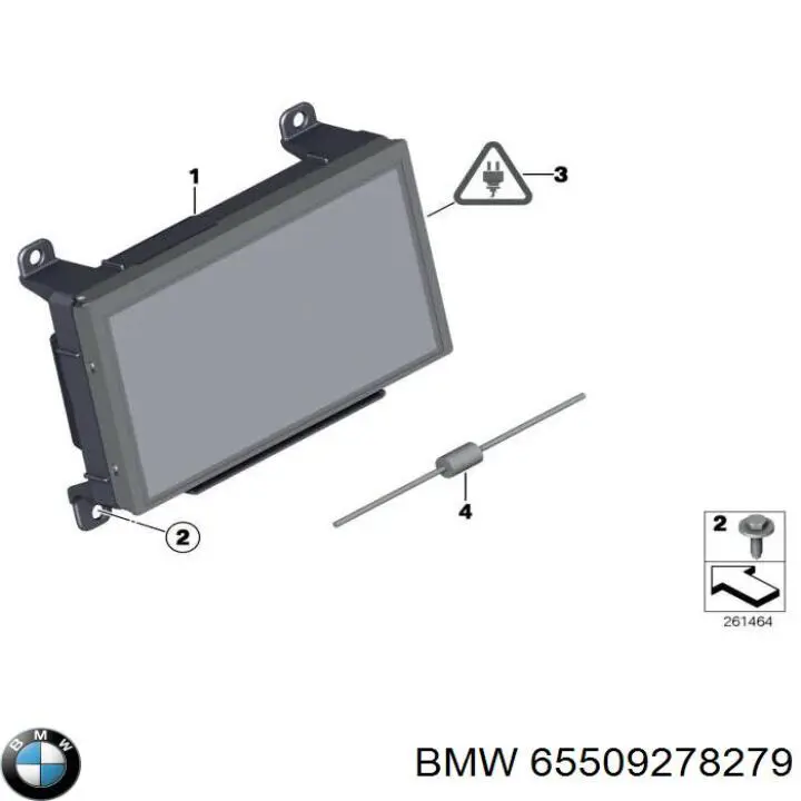 65509278279 BMW pantalla multifuncion