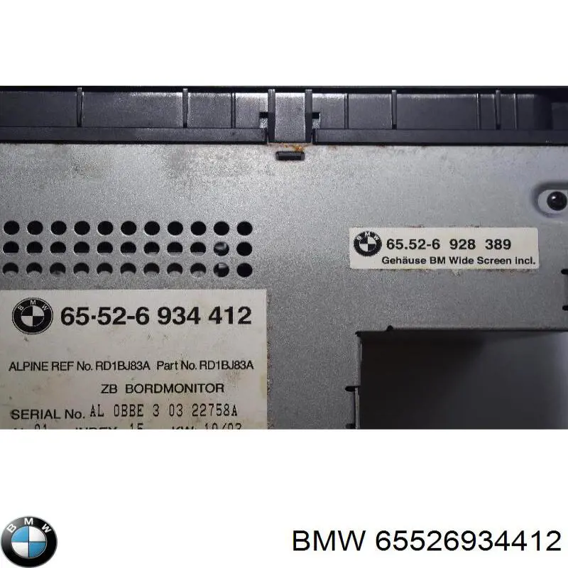 65526934412 BMW 