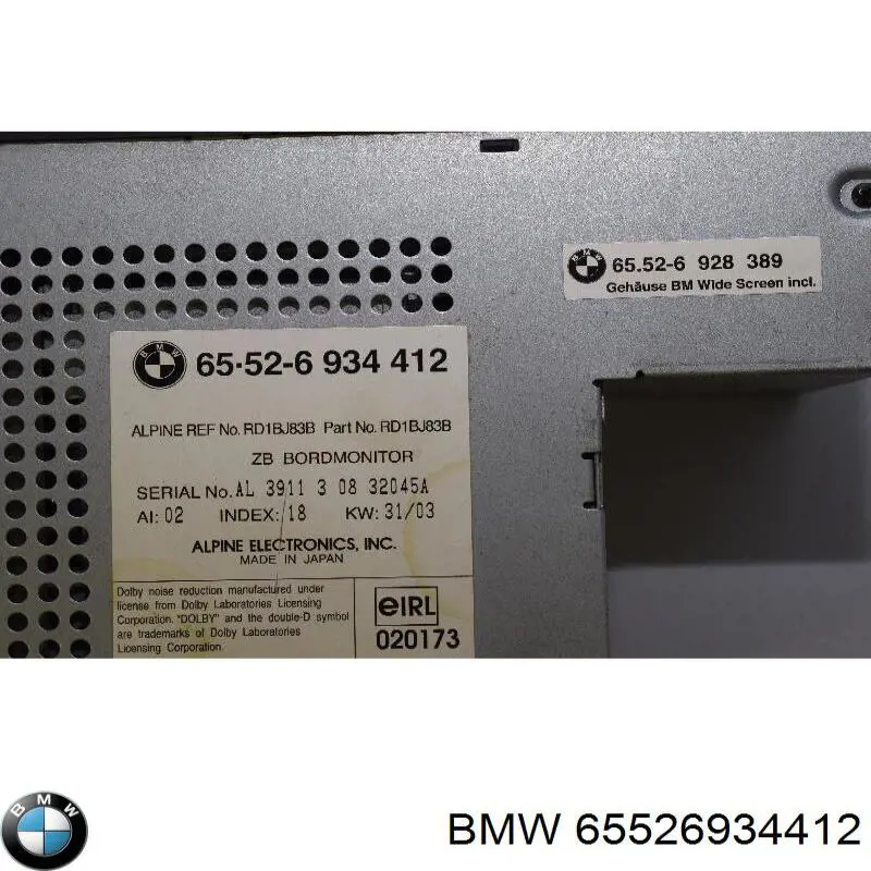  BMW 65526934412 precio, desde 137,94 EUR