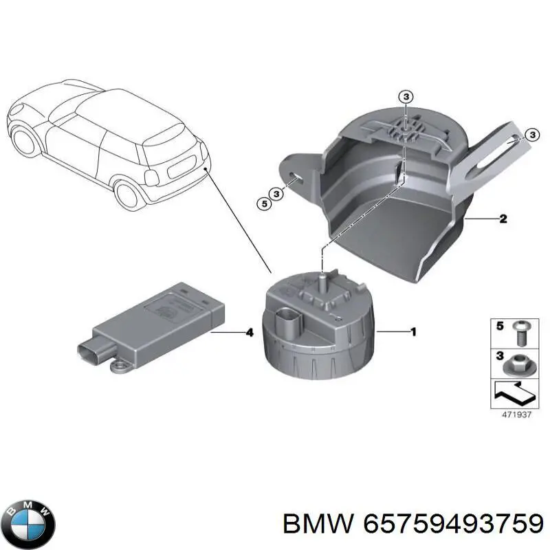  BMW 65759493759 precio, desde 46,46 EUR
