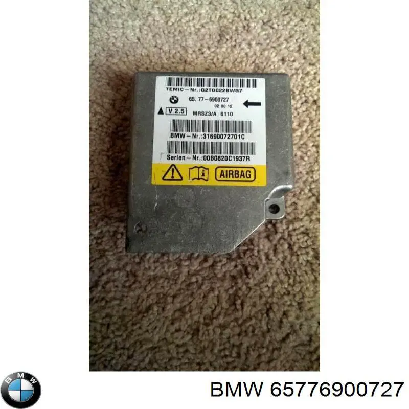 6933238 BMW Módulo de control de airbag