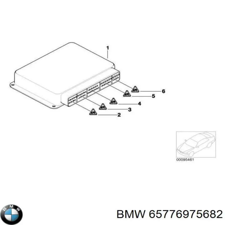 Comprar 65776960381 BMW Módulo de control de airbag