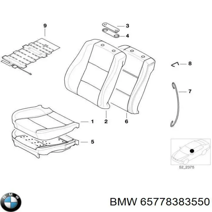 Comprar 65778383550 BMW 