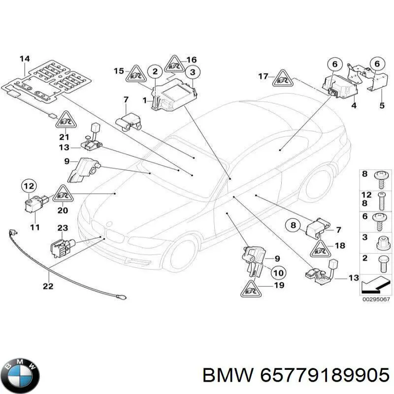 Comprar 65779189905 BMW Módulo de control de airbag