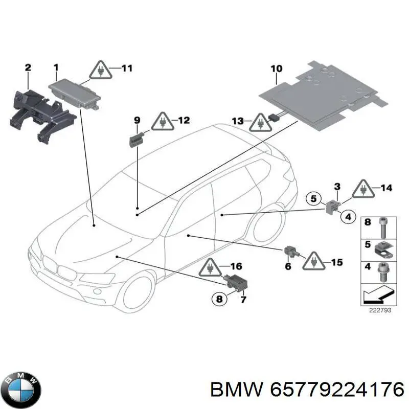 Sensor de airbag delantero BMW 65779224176 precio, desde 141,89 EUR