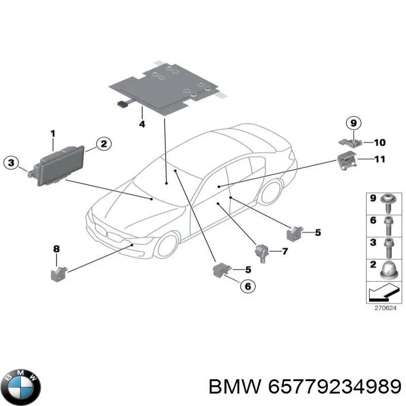 Sensor de airbag delantero BMW 65779234989 precio, desde 47,92 EUR