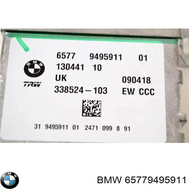 Comprar 65776837162 BMW Módulo de control de airbag