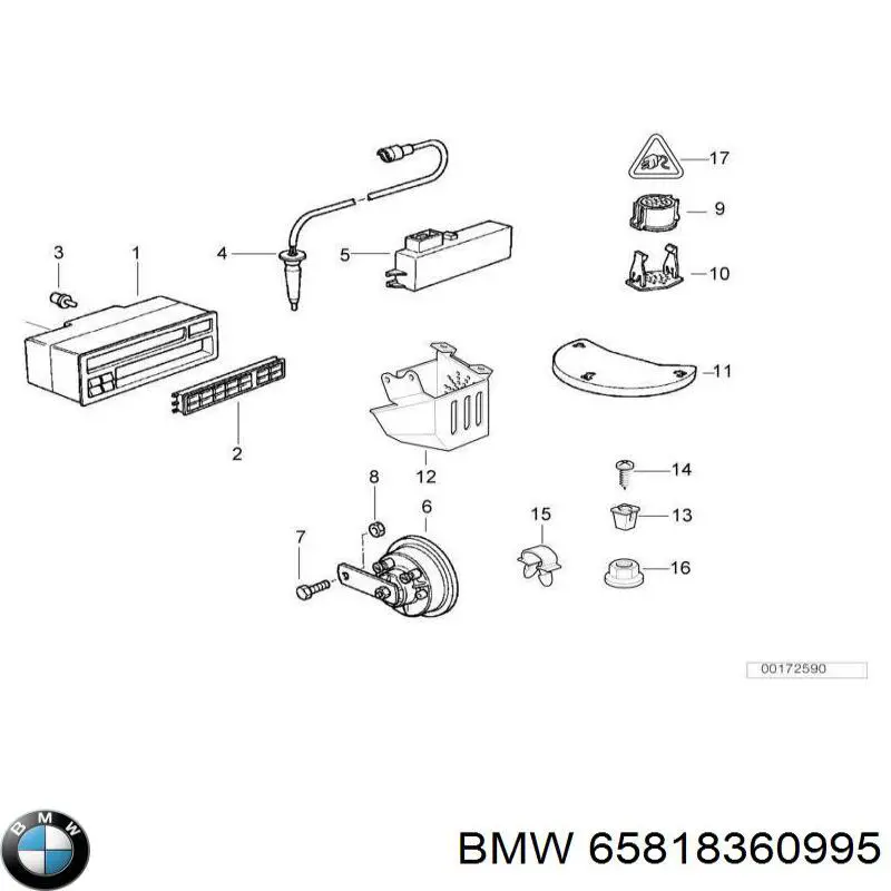 Comprar 65818360995 BMW Condensador de aire acondicionado