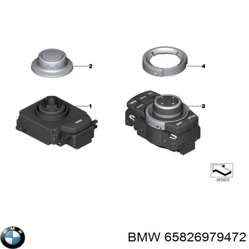 65826979472 BMW módulo de encendido