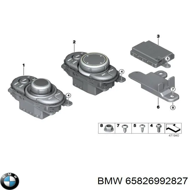 65829490067 BMW Unidad de control multimedia