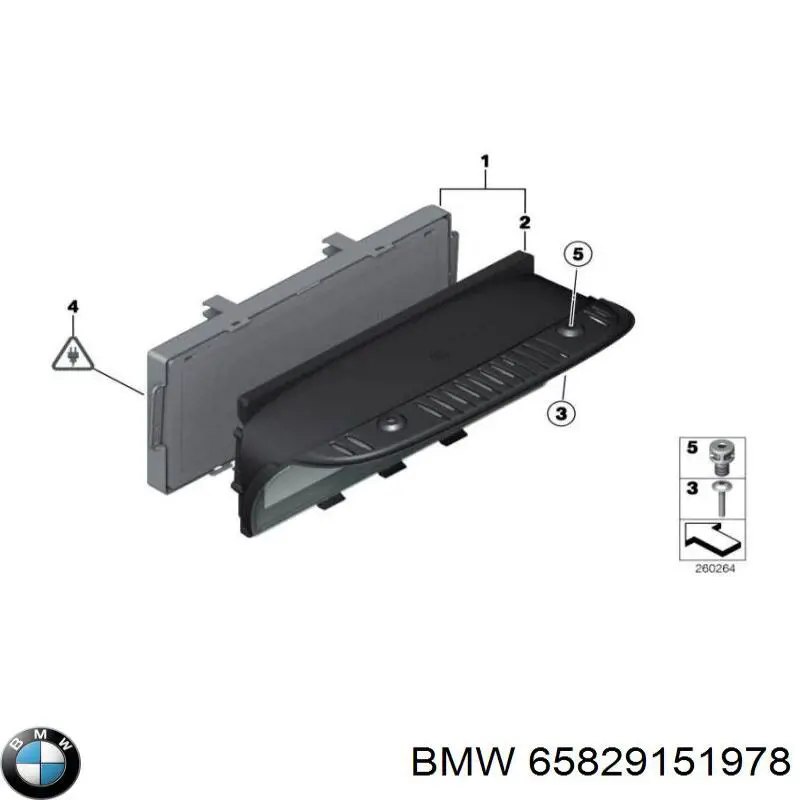 Comprar 65829111272 BMW Pantalla