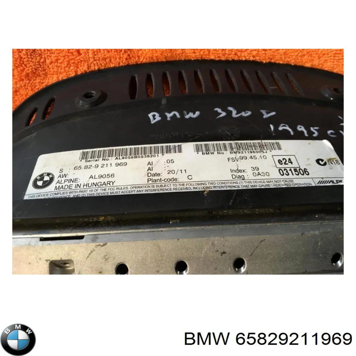Comprar 65829211969 BMW 