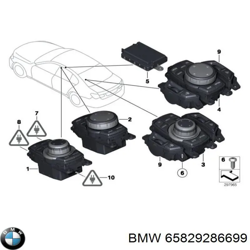 Comprar 65829286699 BMW Joystick multifunción