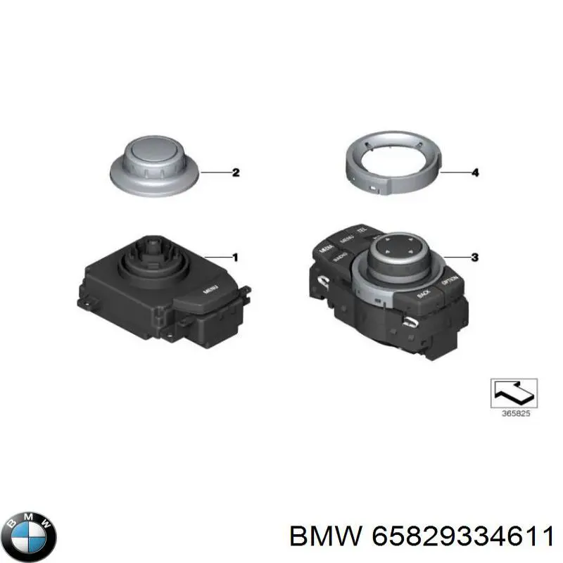 Joystick multifunción BMW 65829334611 precio, desde 103,09 EUR